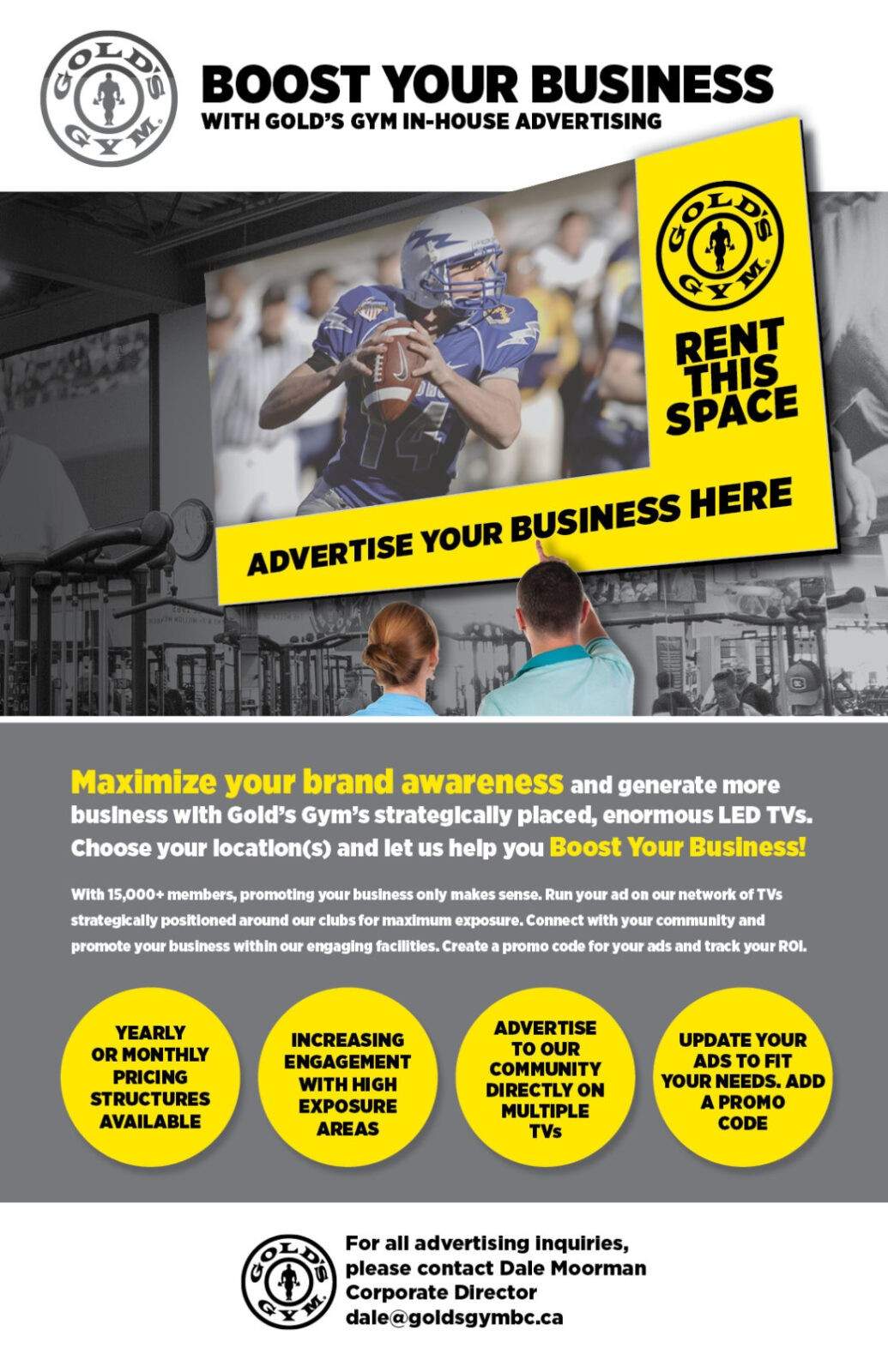 golds gym corporate